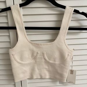 Good American influential tank ivory 0